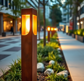 Corten Steel Garden Light